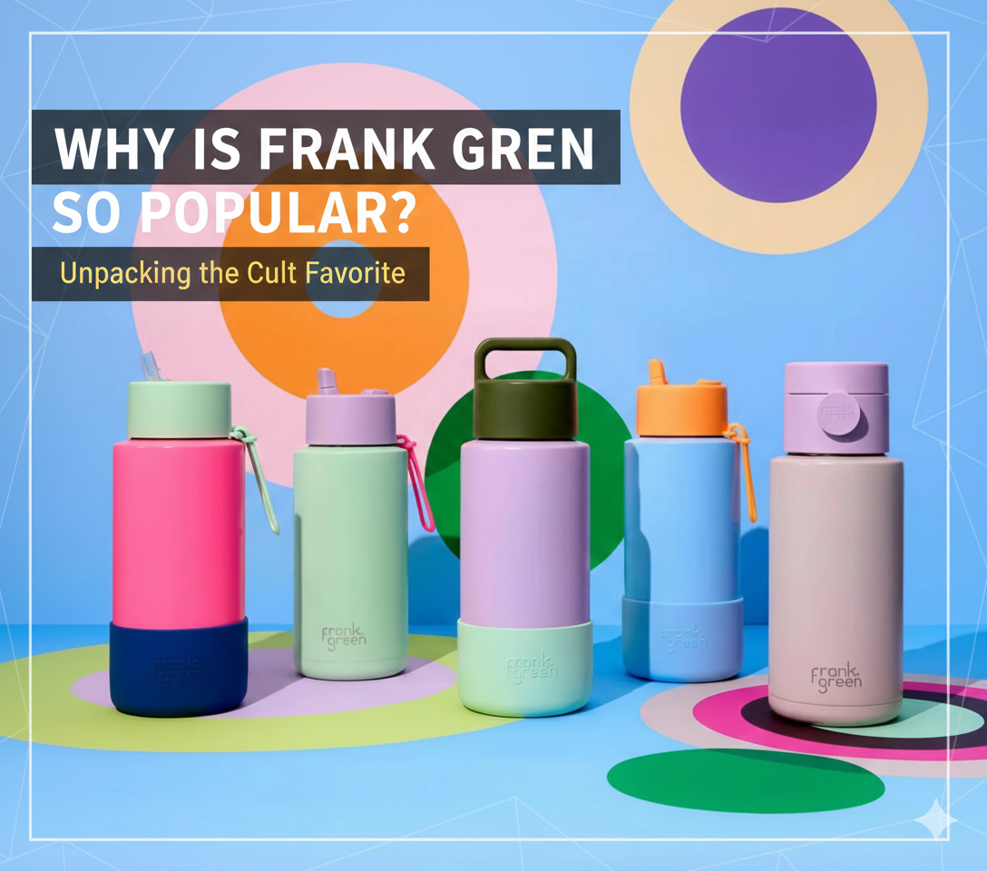 Frank Green reusable water bottle popular insulated design for daily use