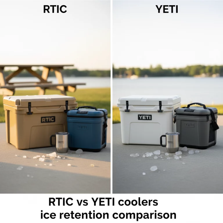RTIC vs YETI coolers ice retention comparison