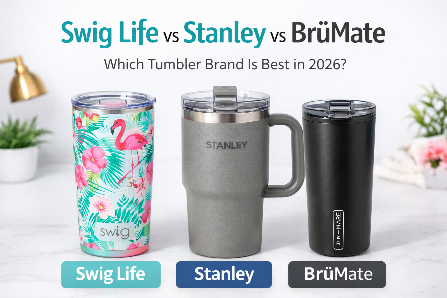 Swig Life vs Stanley vs BrüMate