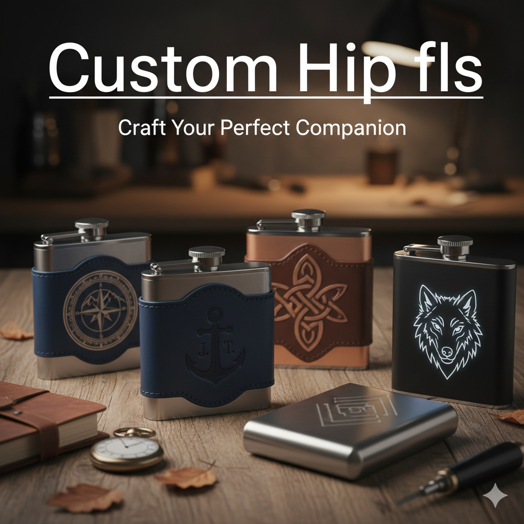 Custom hip flask