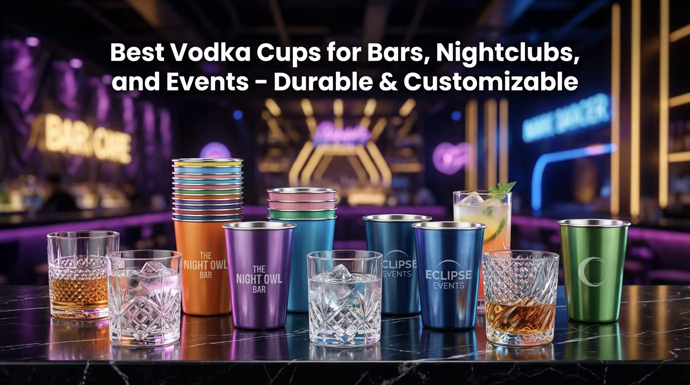 Best Vodka Cups for Bars, Nightclubs, and Events – Durable & Customizable