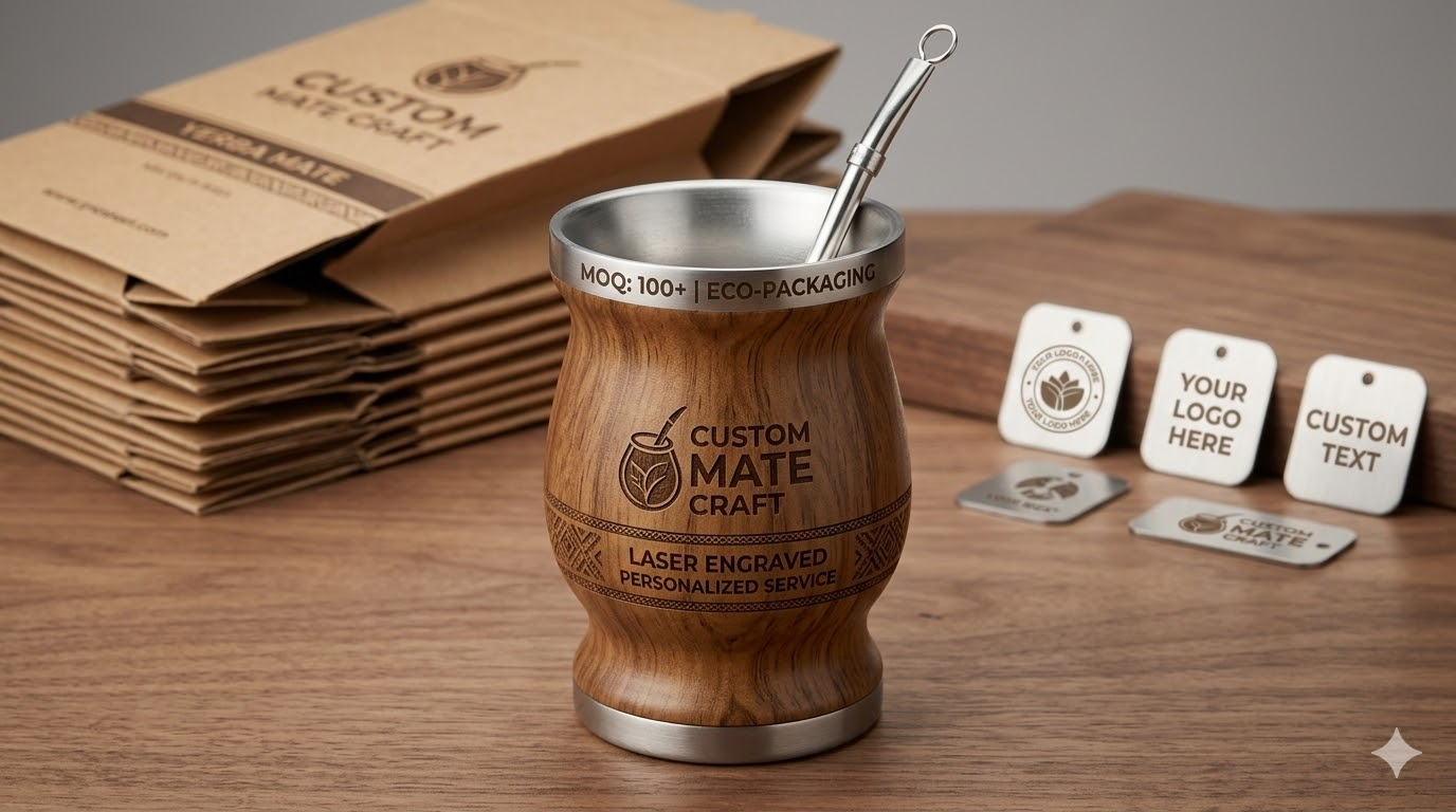 custom yerba mate cups