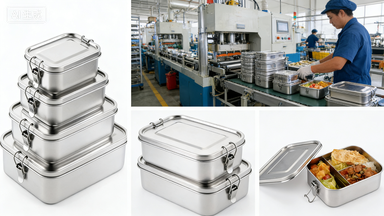Stainless steel lunch box factory China