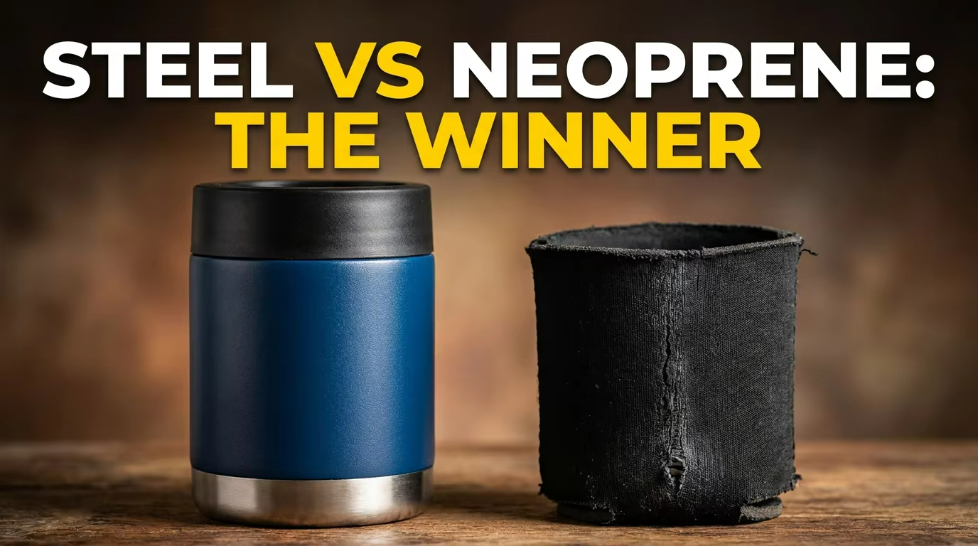 12oz stainless steel can cooler