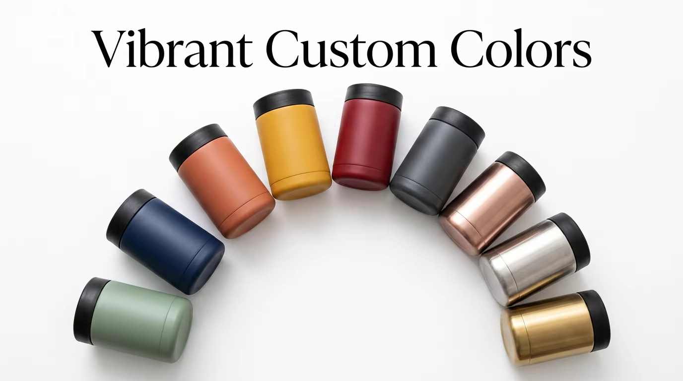 12oz stainless steel can cooler