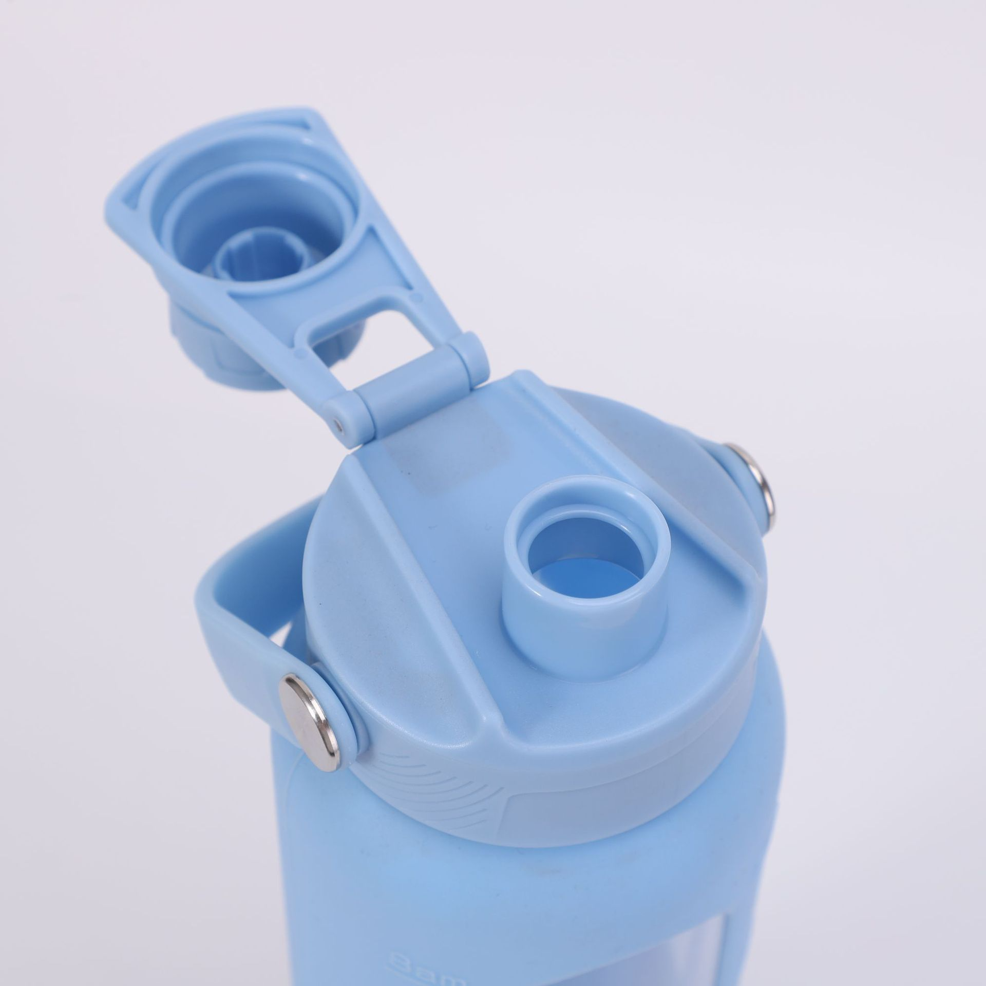 Screw Top Lid Borosilicate Glass Drink Tumblers With Protection Silicone Sleeve 1081607G - Image 5