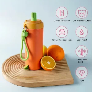 Vacuum Flask Stainless Steel Flask Insulated Flask Travel Flask Portable Water Bottle Glass Straw Bottle Leakproof Flask Double Wall Flask Custom Flask Reusable Flask