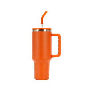 40oz Stainless Steel Thermos Insulated Tumblers With Metal Straw 1081664T