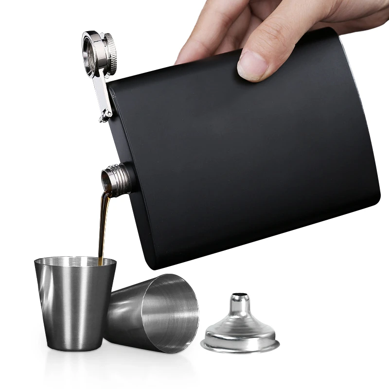 wholesale-304-stainless-steel-hip-flask-6oz-7oz-8oz
