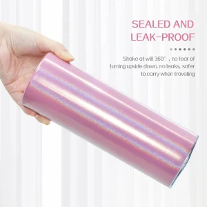 rainbow painting tumbler
