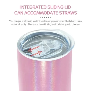 20 oz skinny tumbler with lid