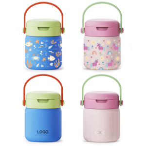 Alternative view of New Arrival Stainless Steel Kids Lunch Food Jar With Spoon 1081610F
