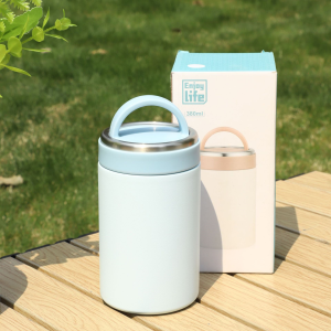 Adults Portable Double Wall Stainless Steel Lunch Food Container 1081611F