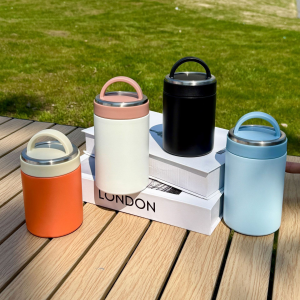 Alternative view of Adults Portable Double Wall Stainless Steel Lunch Food Container 1081611F