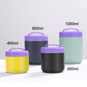 Alternative view of Japanese Style Classic Thermos Insulation Lunch Food Box 1081612F